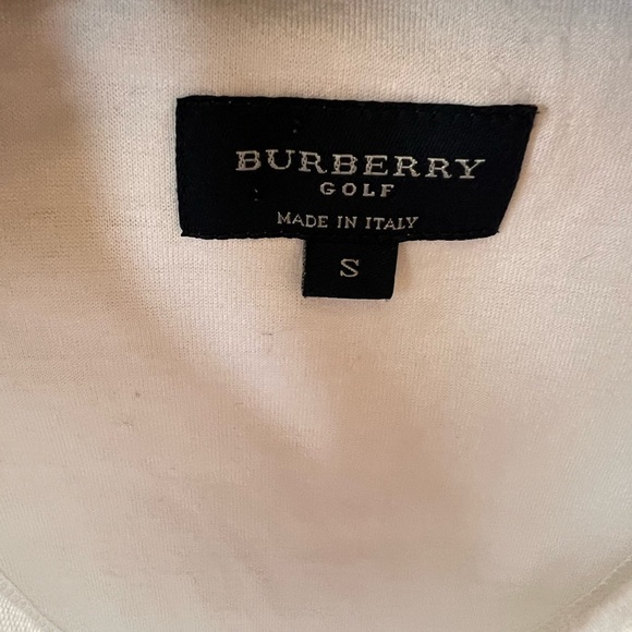 Used once Burberry fine cotton golf shirt size S - Picture 4 of 8